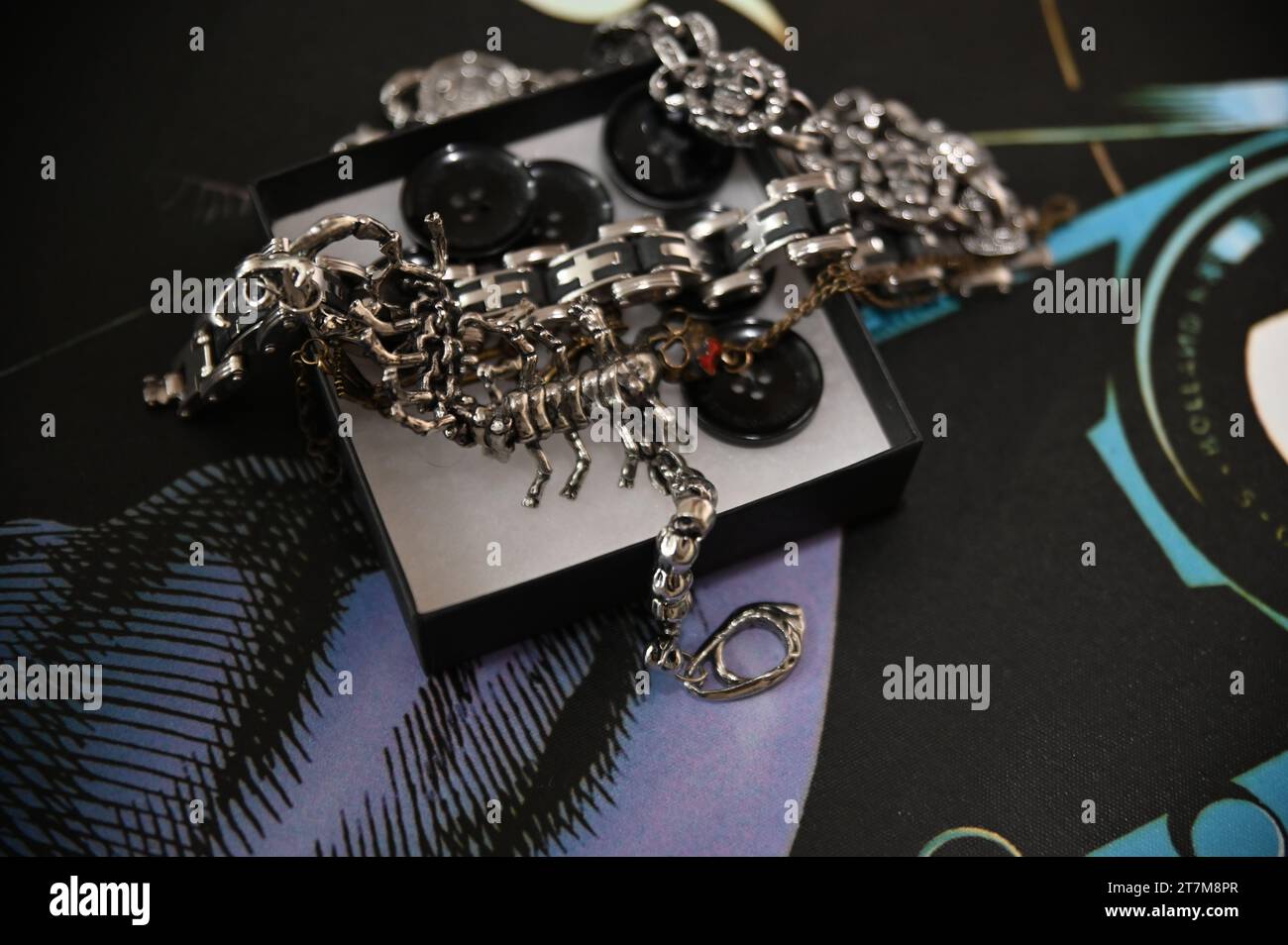 Bracelets and Buttons 2 Stock Photo - Alamy