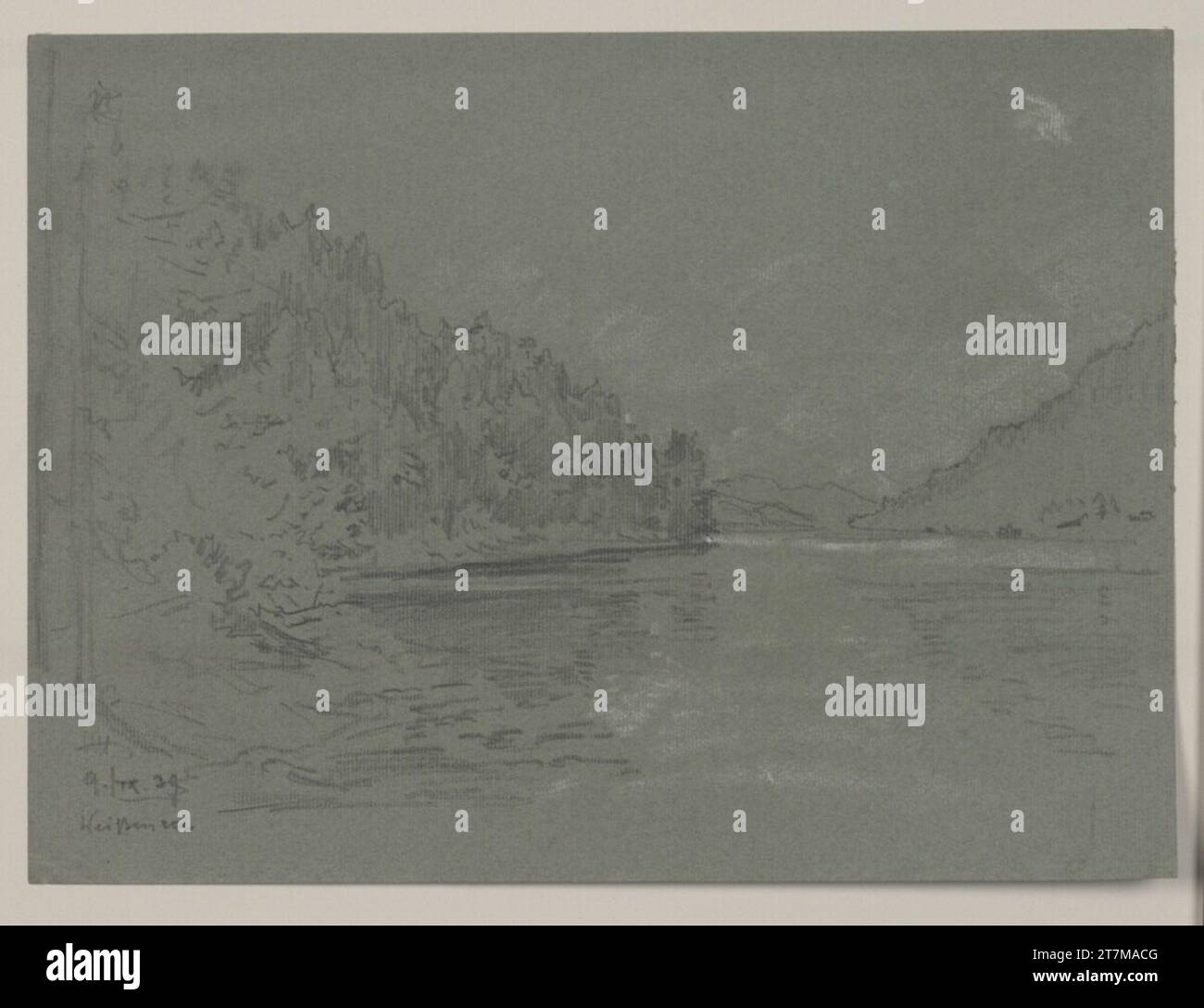 Hermann Heller Weißensee. Pencil 1939 , 1939 Stock Photo - Alamy