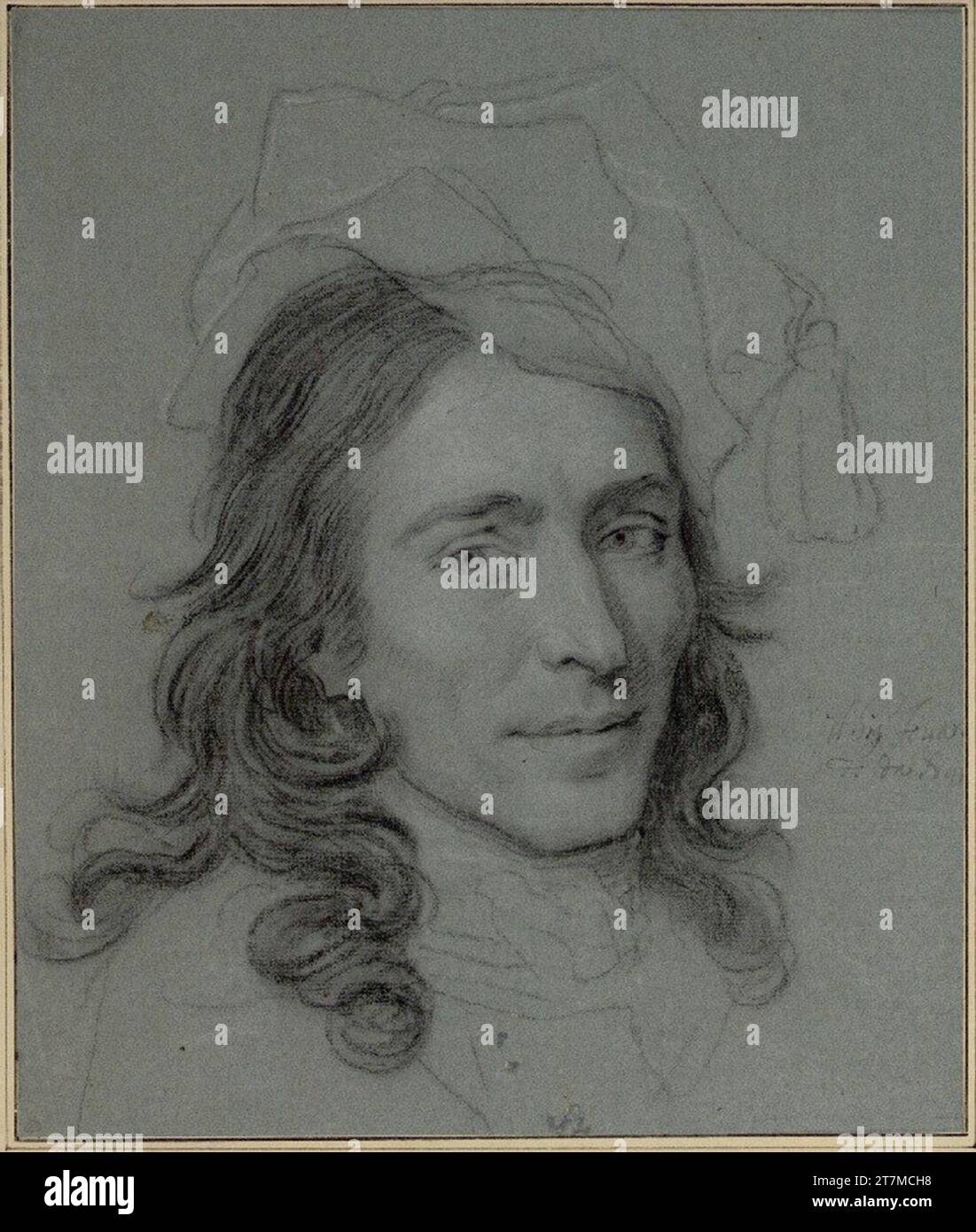 Ludwig Wilhelm Busch Half -length portrait of the Johann Hengel von