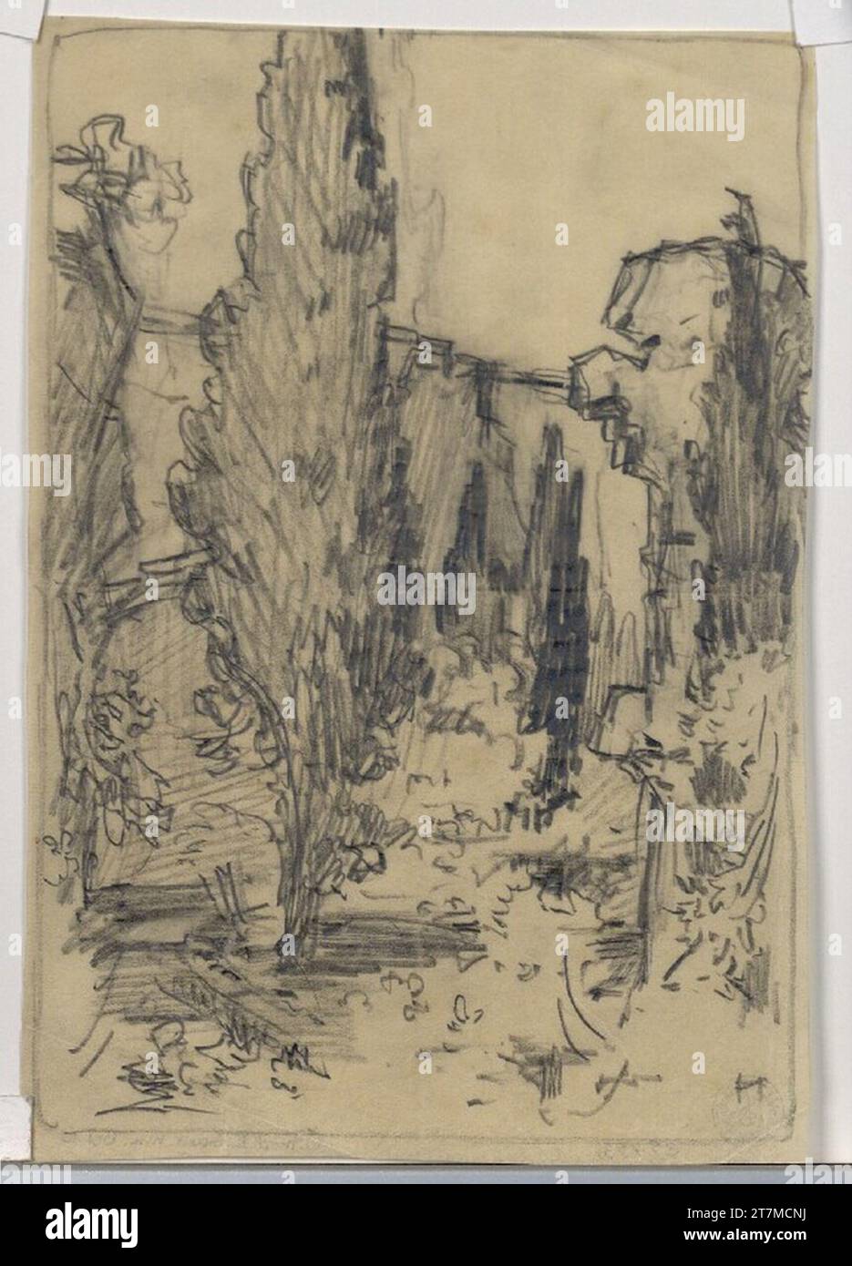 Hermann Heller Latomia bei Syracus. Pencil Stock Photo - Alamy