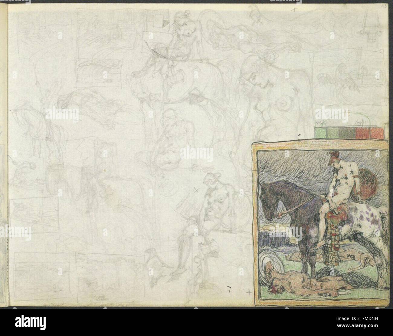 Alexander Rothaug Various sketches for 