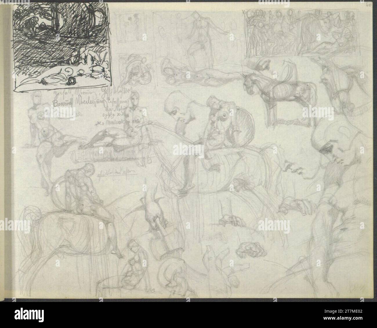 Alexander Rothaug Different sketches. Pencil; Ink spring around 1930 ...