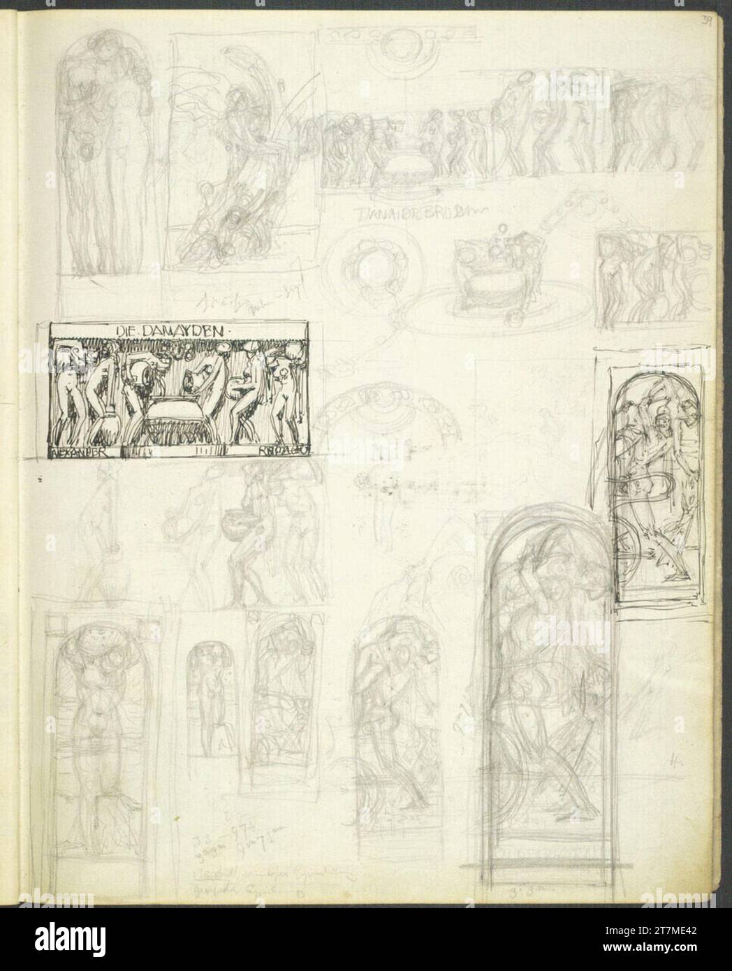 Alexander Rothaug Different sketches; 