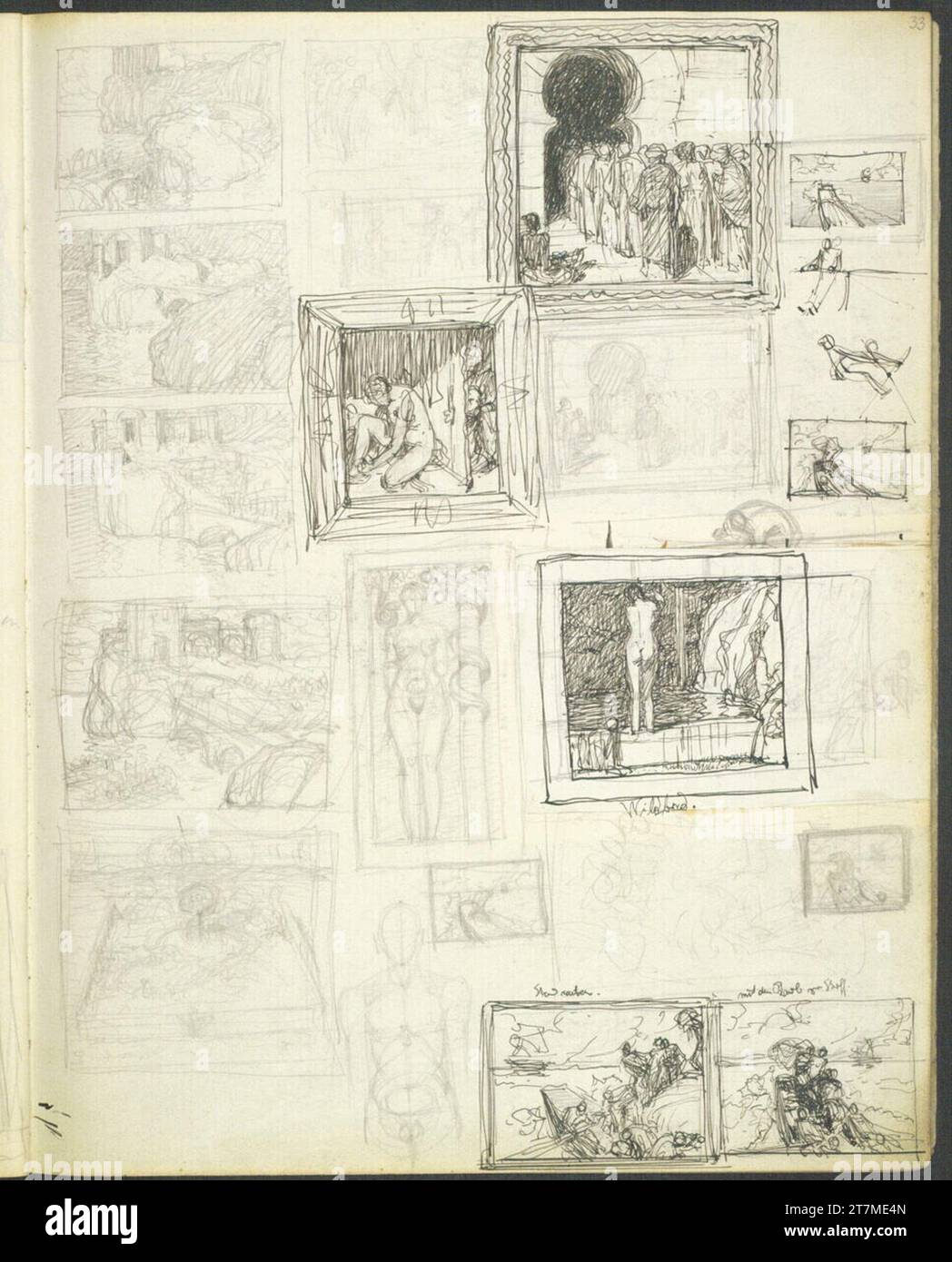 Alexander Rothaug Different sketches; 