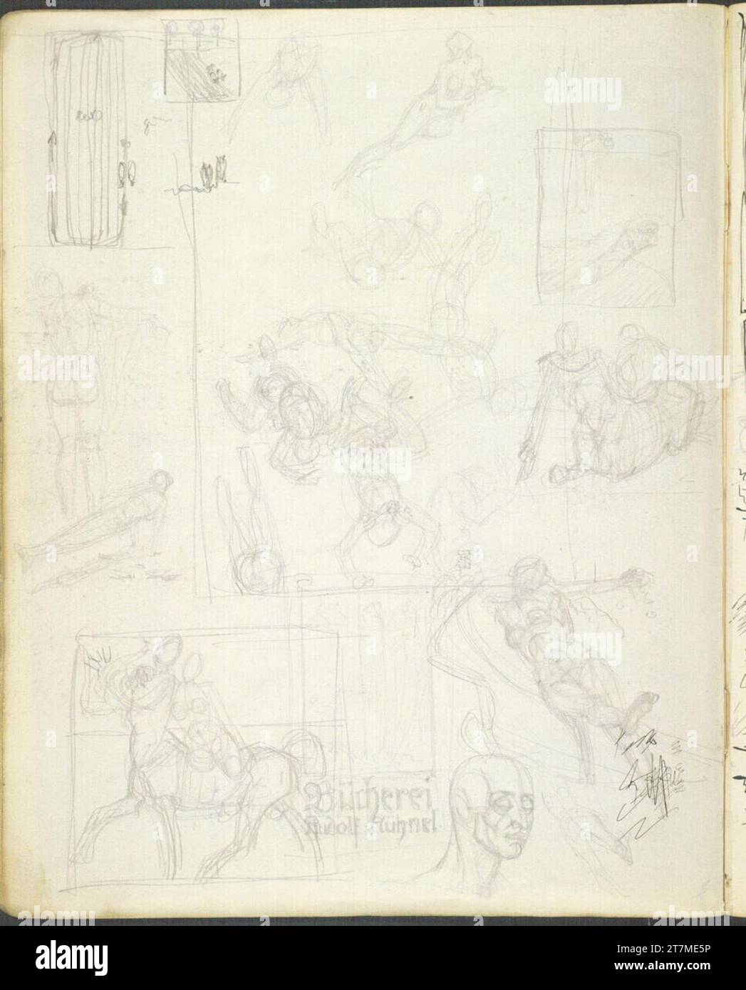 Alexander Rothaug Different sketches; 