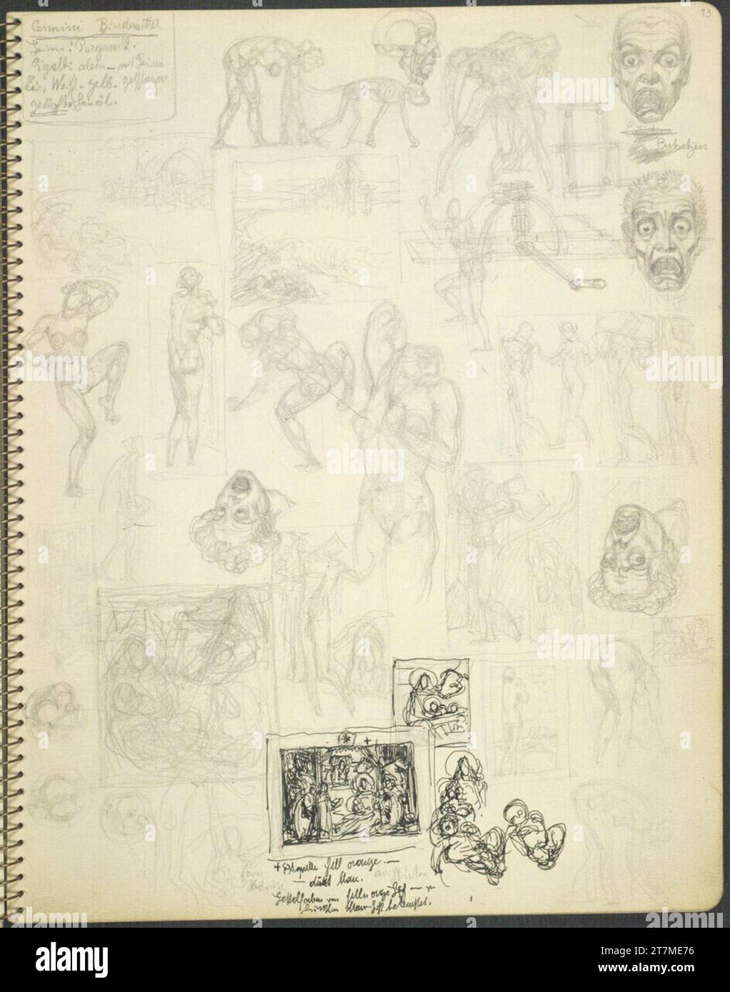 Alexander Rothaug Different sketches; 