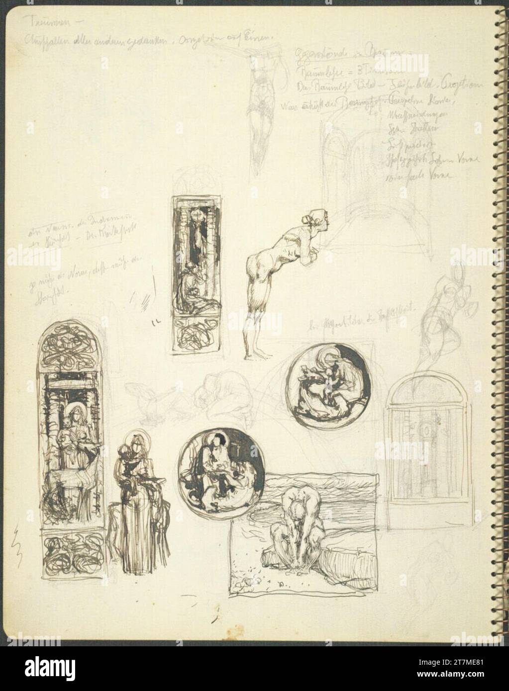 Alexander Rothaug Different sketches; 