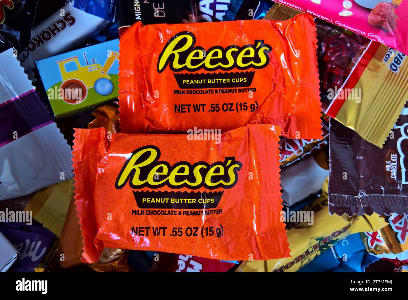 Reeses Peanut Butter Cups, Reese Schokolade mit Erdnussbutter - Riegel ...