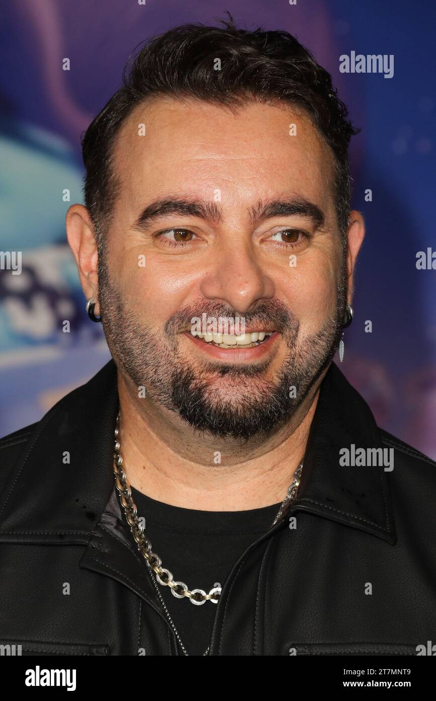 Los Angeles, USA. 16th Nov, 2023. Chris Kirkpatrick at "Trolls Band