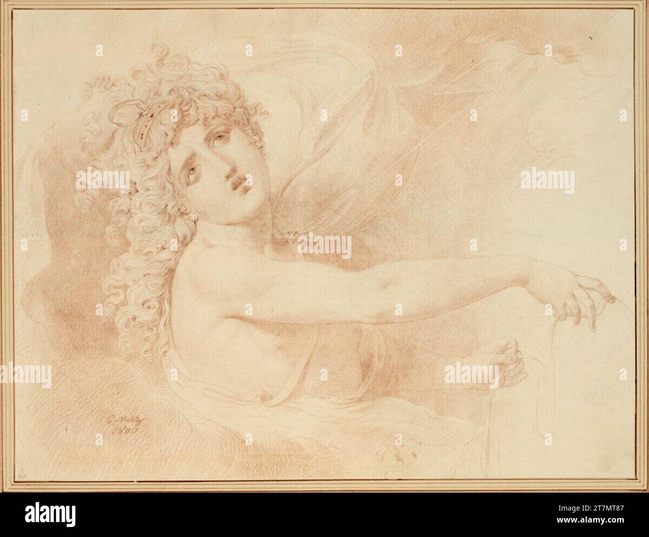 Johann Conrad Wilhelm Martin Metz Phaeton, hit by a ray of suns. Red ...