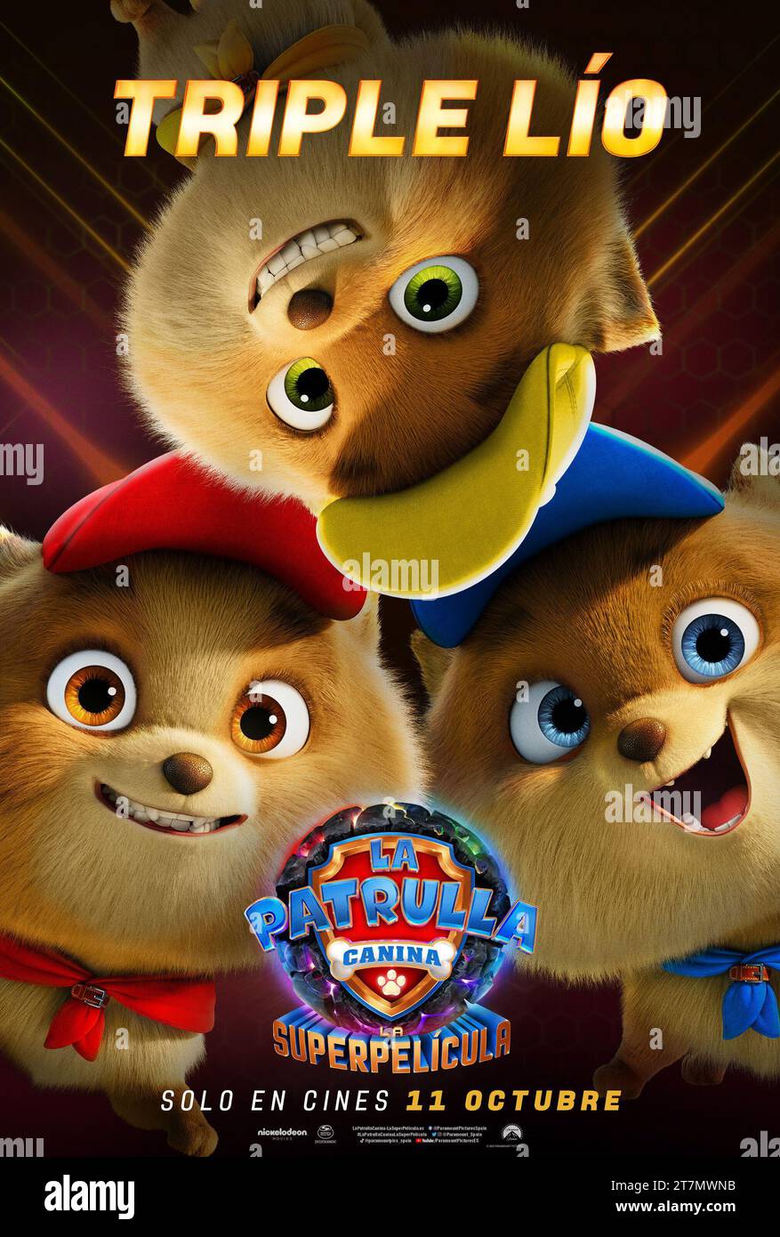 PAW PATROL: THE MIGHTY MOVIE (2023), directed by CAL BRUNKER. Credit: Nickelodeon Animation Studios Nickelodeon Movies Paramount Animation Paramount Pictures Spin Master Entertainment / Album Stock Photo