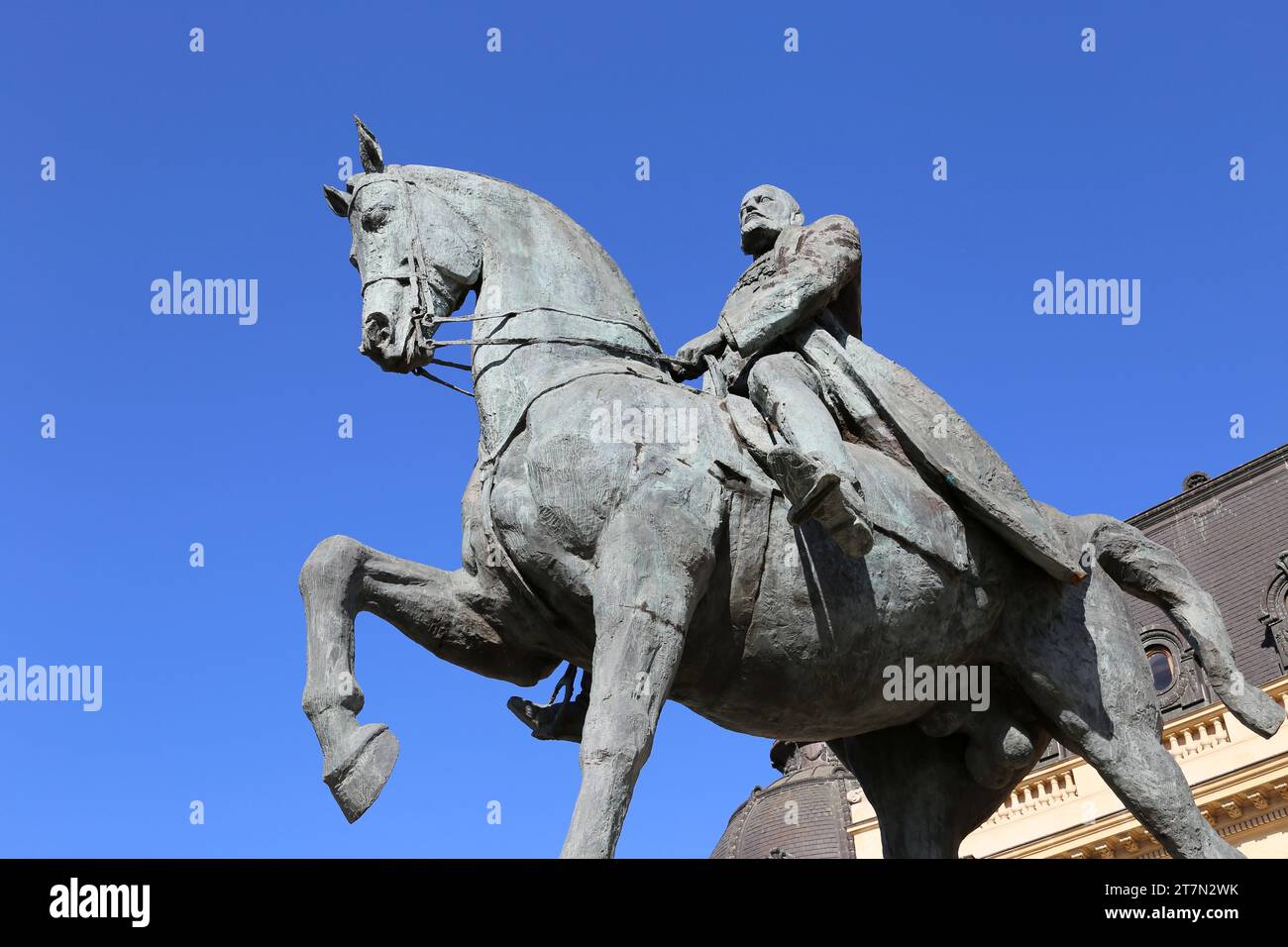 Equestrian statue of king carol i hi-res stock photography and images ...