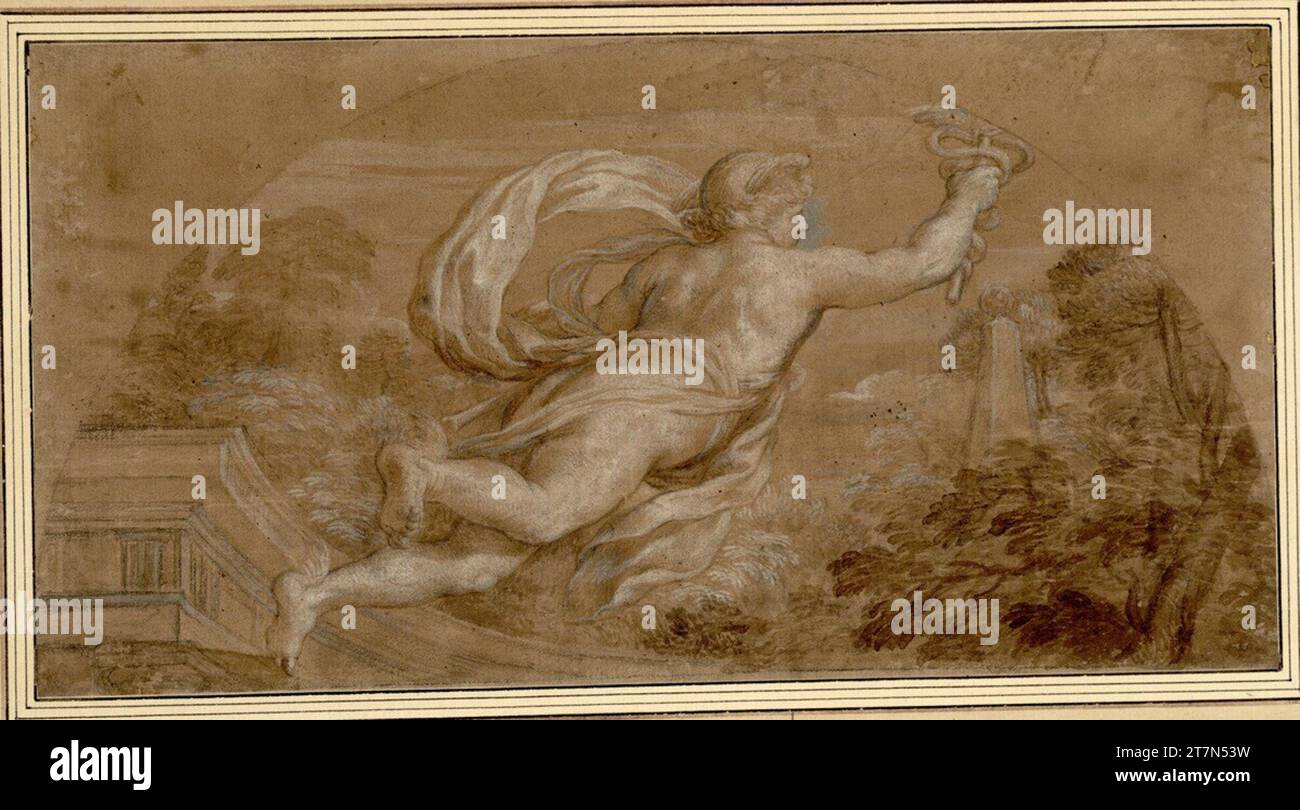 Anonym Mercury floating to the right (bezel). (On the right an obelisk ...