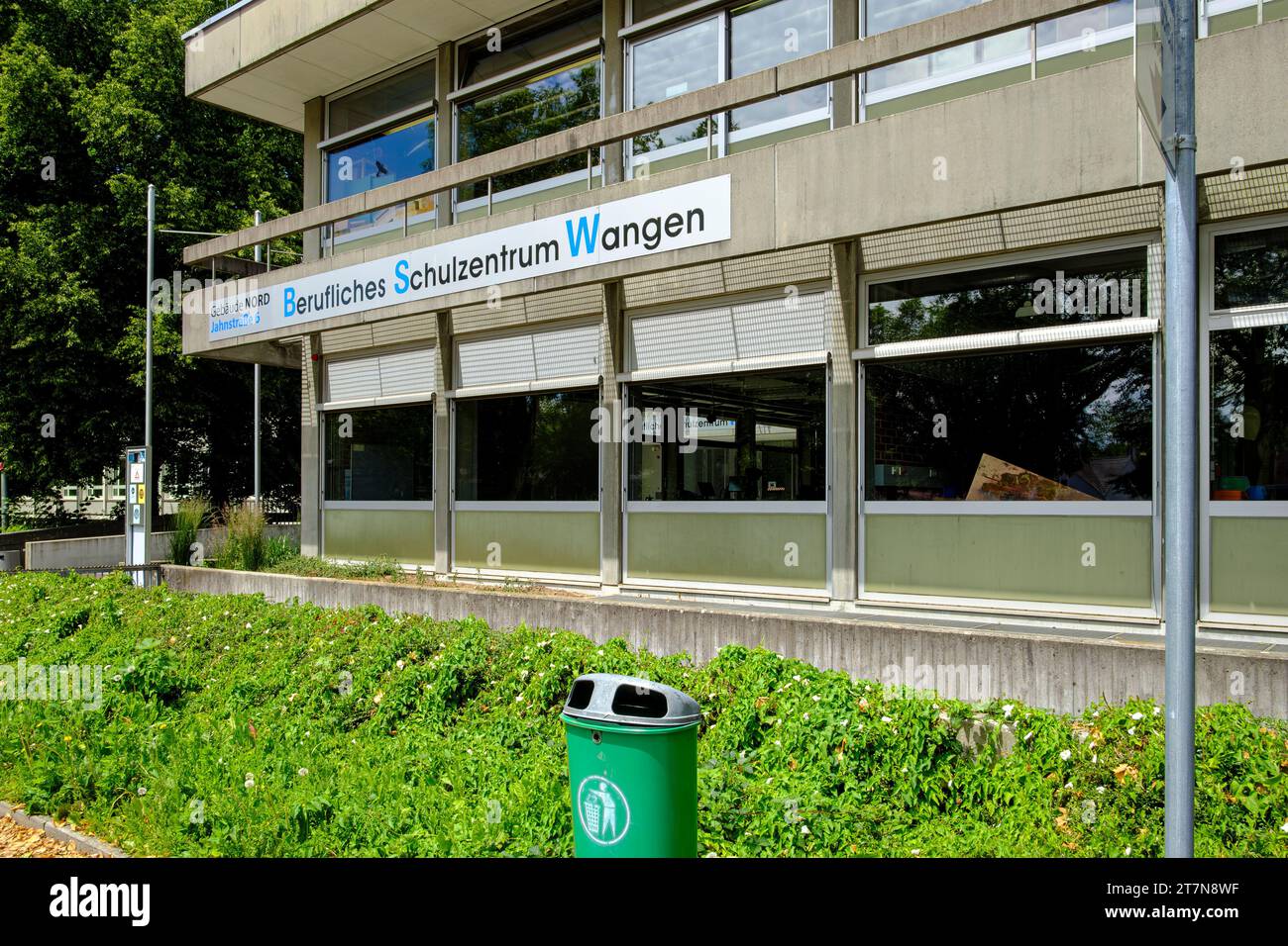 Wangen Vocational School Centre, North Building, Wangen im Allgäu, Upper Swabia, Baden-Württemberg, Germany. Stock Photo