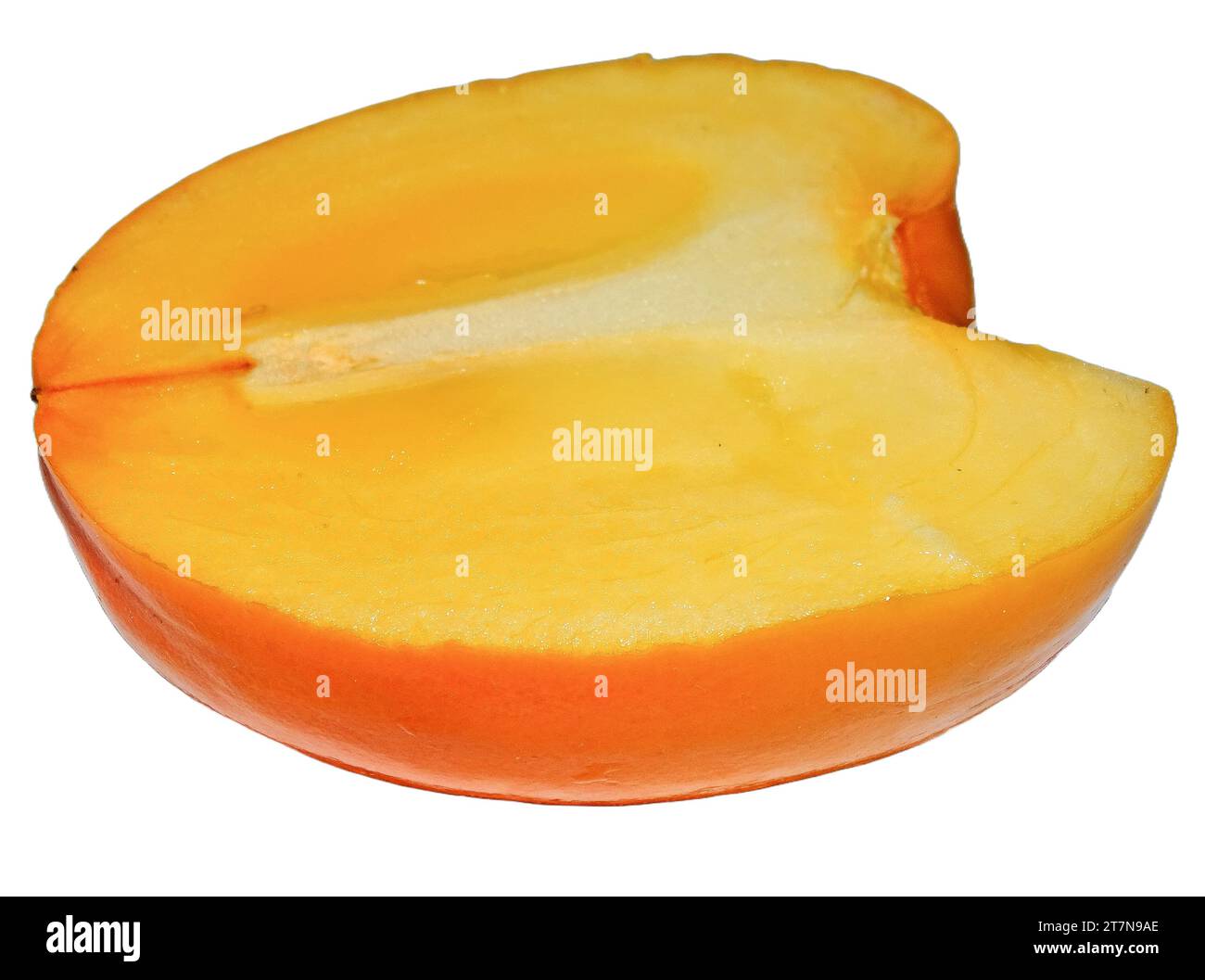 Persimmon fruit isolated on white background Stock Photo