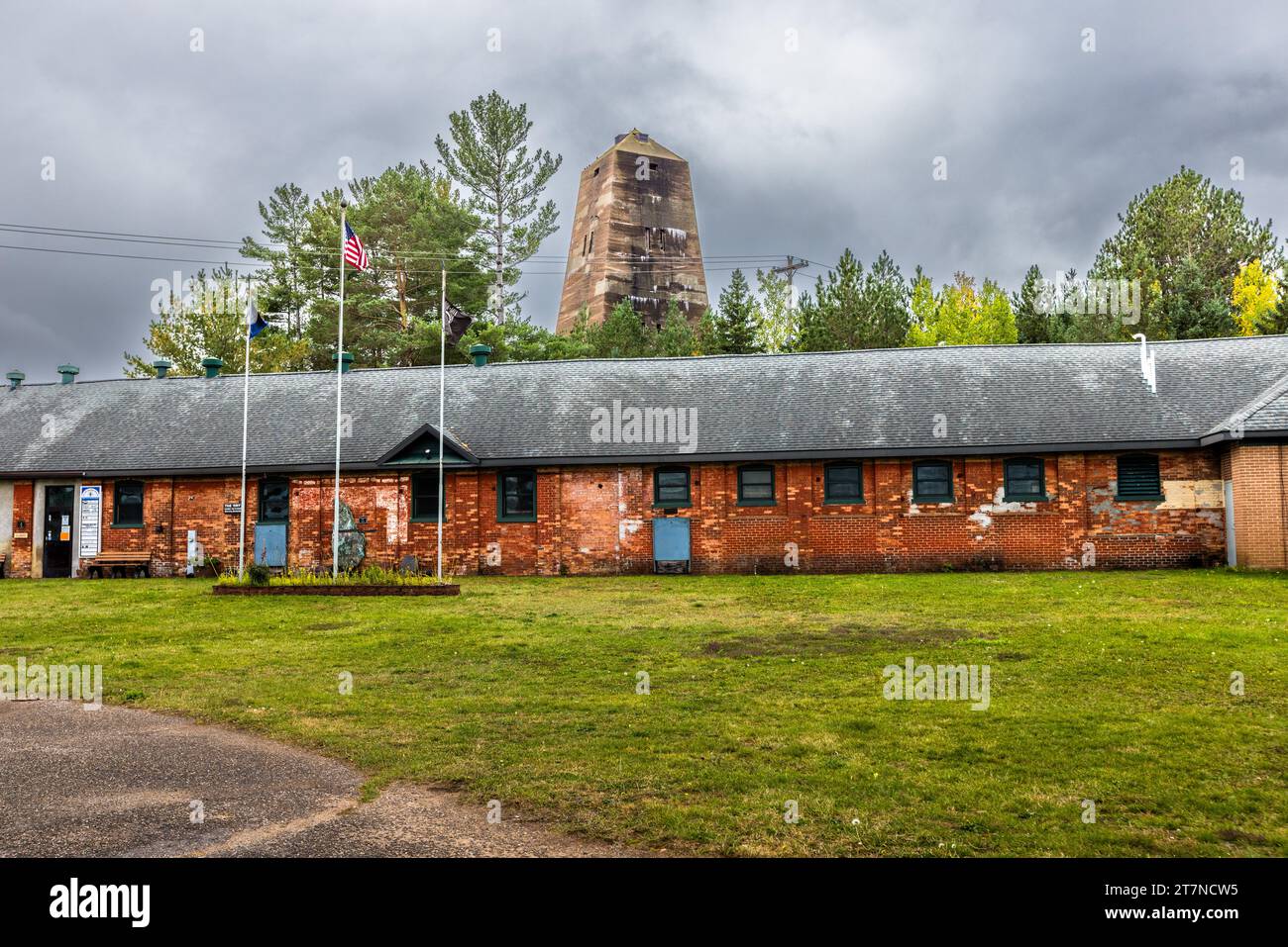 Silent witnesses of iron mining in the city of Ishpeming, United States