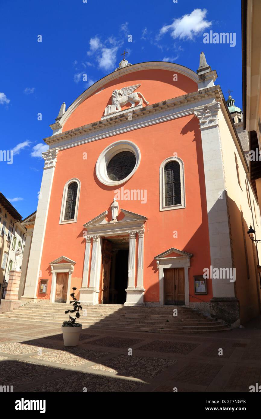 Chiesa arcipretale di San Marco church, Rovereto, Italy Stock Photo