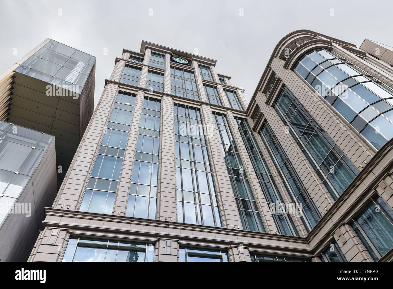 Tokyo, Japan April 08, 2023 high rise of the Aoki Group in Minato