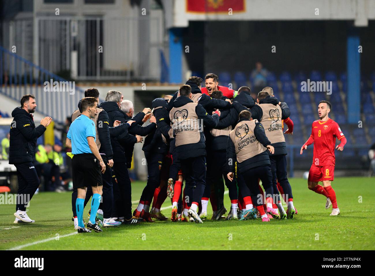 Podgorica, Montenegro, 16.11.23., November, 2023, Montenegro national