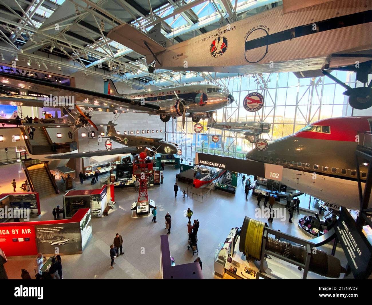 The National Air and Space Museum of the Smithsonian Institution in Washington, DC Stock Photo