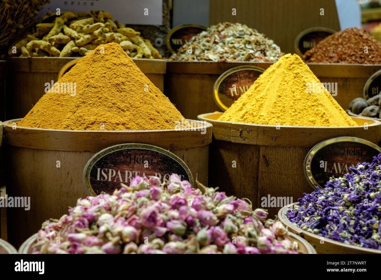 Spices in the grand bazar Stock Photo