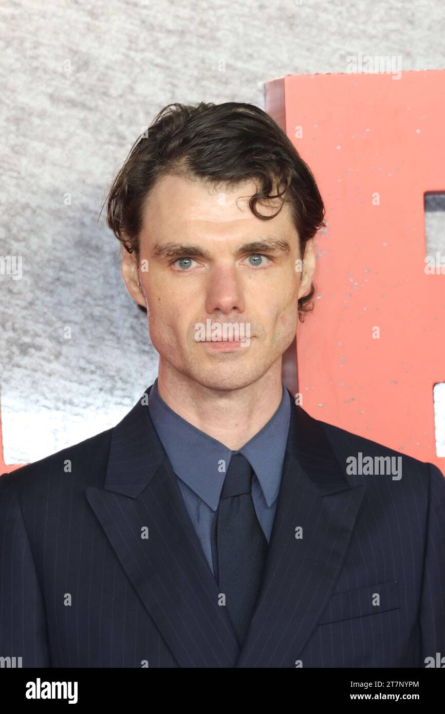 Matthew Needham, Napoleon UK Premiere, Leicester Square, London, UK