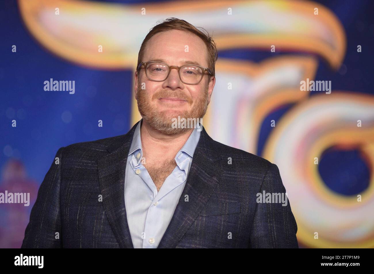 Walt Dohrn arrives at the premiere of "Trolls Band Together" on