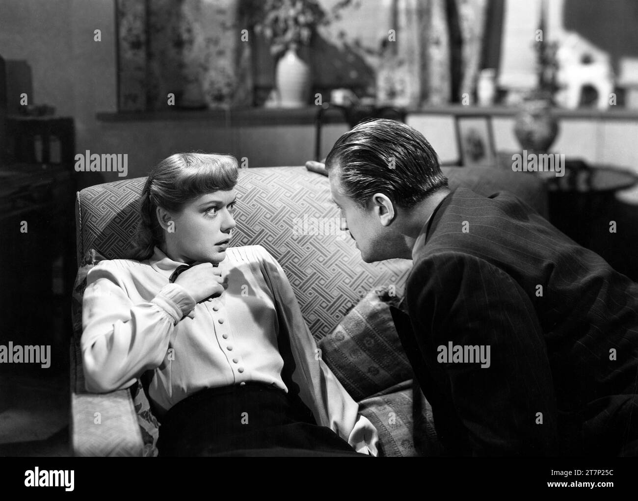 Brenda Bruce, Jack Warner, on-set of the British film, 'My Brother's Keeper', General Film Distributors, 1948 Stock Photo