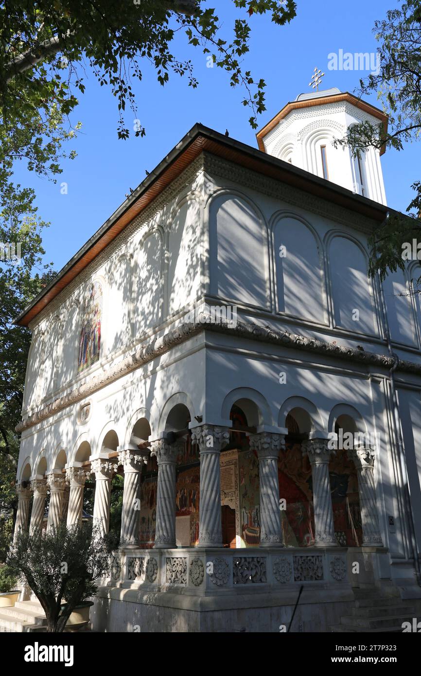 New Saint George Orthodox Church, Bulevardul Brătianu, Old Town, Historic Centre, Bucharest, Municipality of Bucharest, Romania, Europe Stock Photo