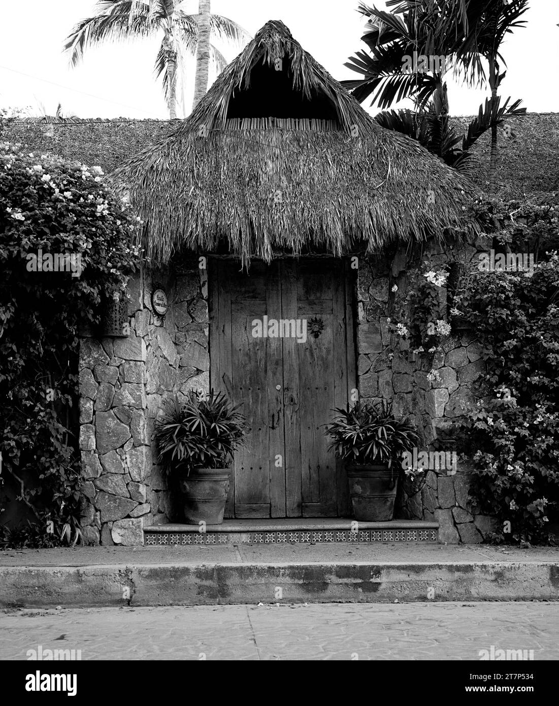 Hacienda Door Stock Photo