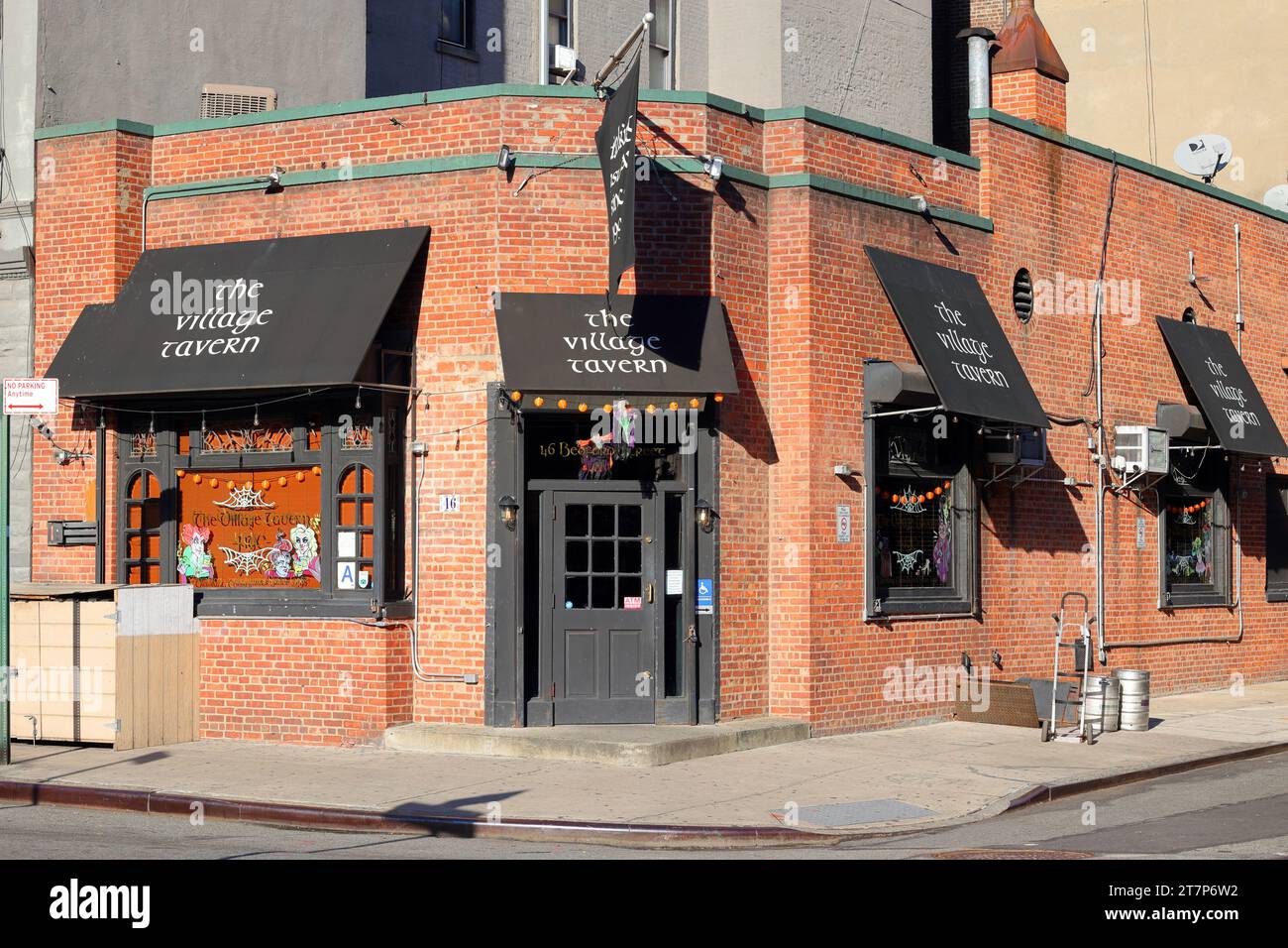 The Village Tavern, 46 Bedford St, New York, NYC storefront photo of a