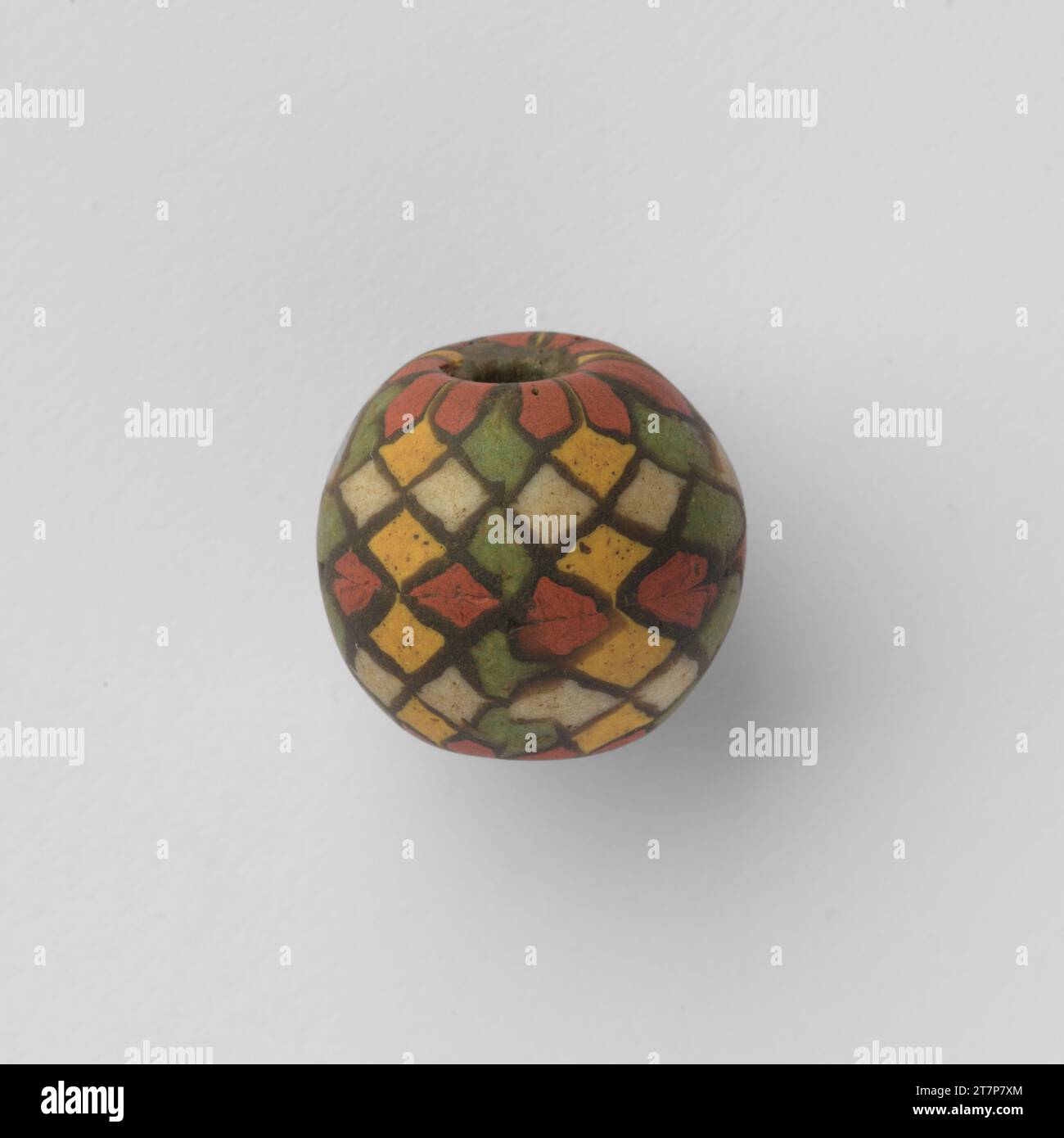 Ancient roman glass mosaic bead Stock Photo Alamy