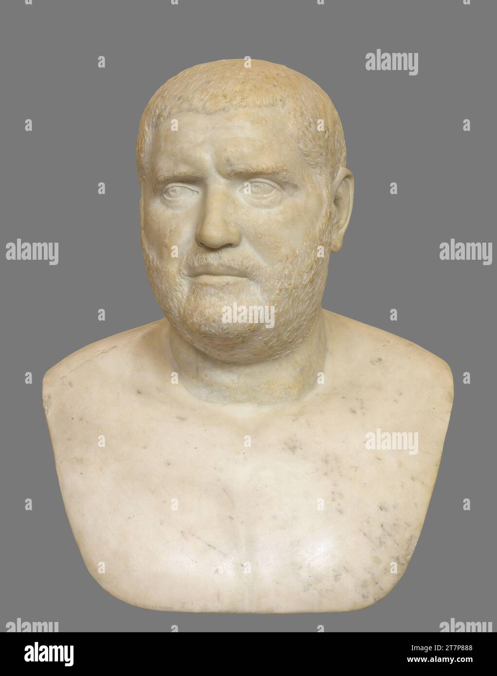 Decimus Caelius Calvinus Balbinus, Ancient Roman emperor with Pupienus for three months in 238, the Year of the Six Emperors. Stock Photo