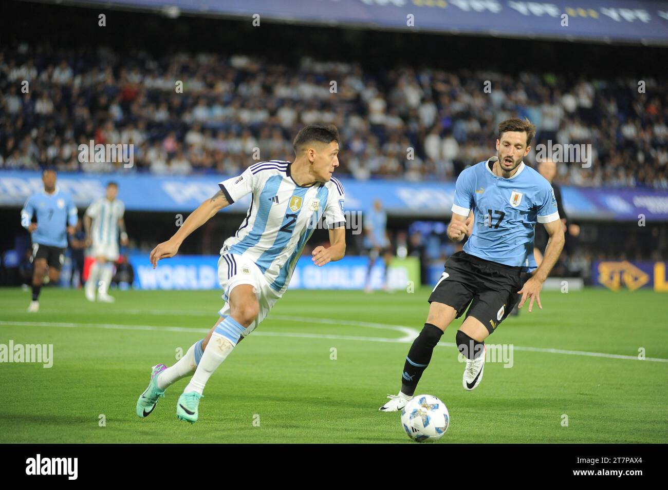 Buenos Aires Argentina 16th November 2023 Nahuel Molina In Action
