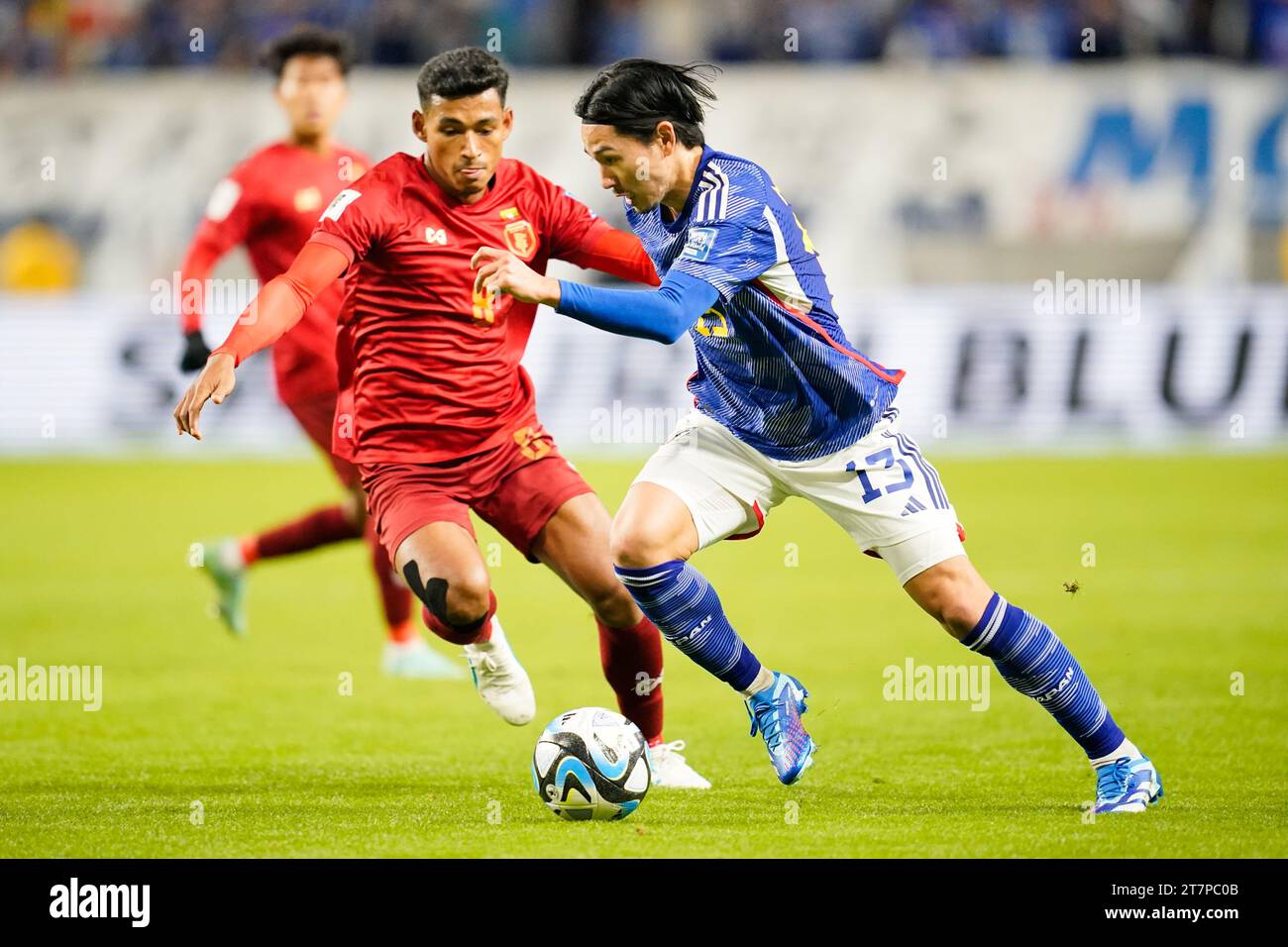 Suita, Japan. 16th Nov, 2023. Takumi Minamino (JPN) Football/Soccer ...