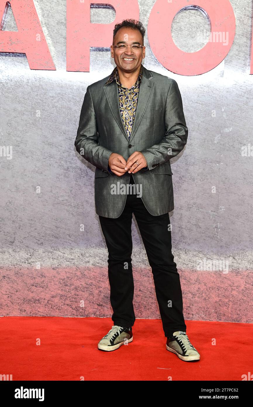 London, UK. 16th Nov, 2023. Krishnan Guru-Murthy attends the Napoleon UK Premiere at Odeon Luxe Leicester Square, London, UK. Credit: See Li/Picture Capital/Alamy Live News Stock Photo