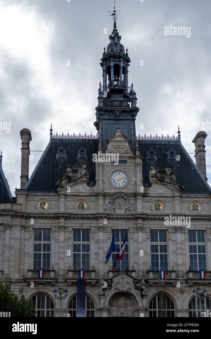 Views of streets and houses of Limoges town, HauteVienne department