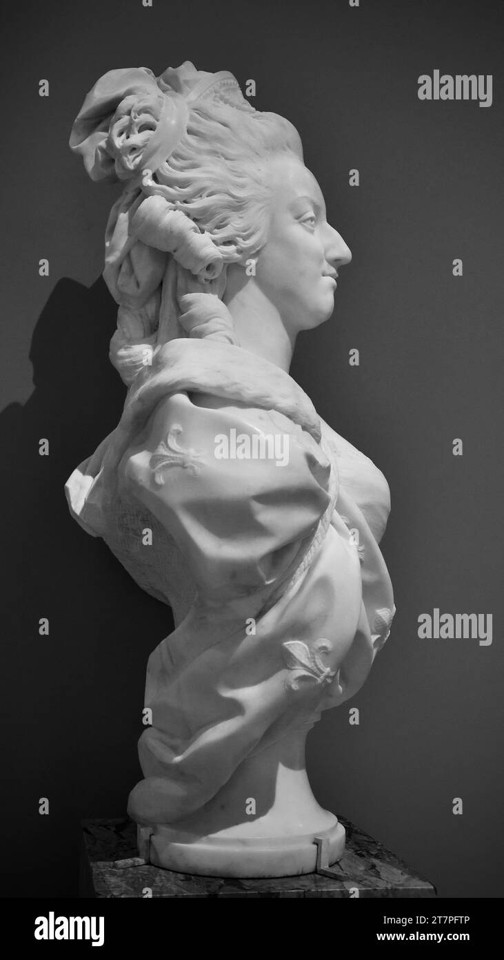 Louvre Museum Scultures Stock Photo