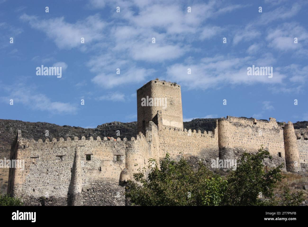 Khertvisi fortress on mountain. It is one of the oldest fortresses in  Georgia Stock Photo - Alamy