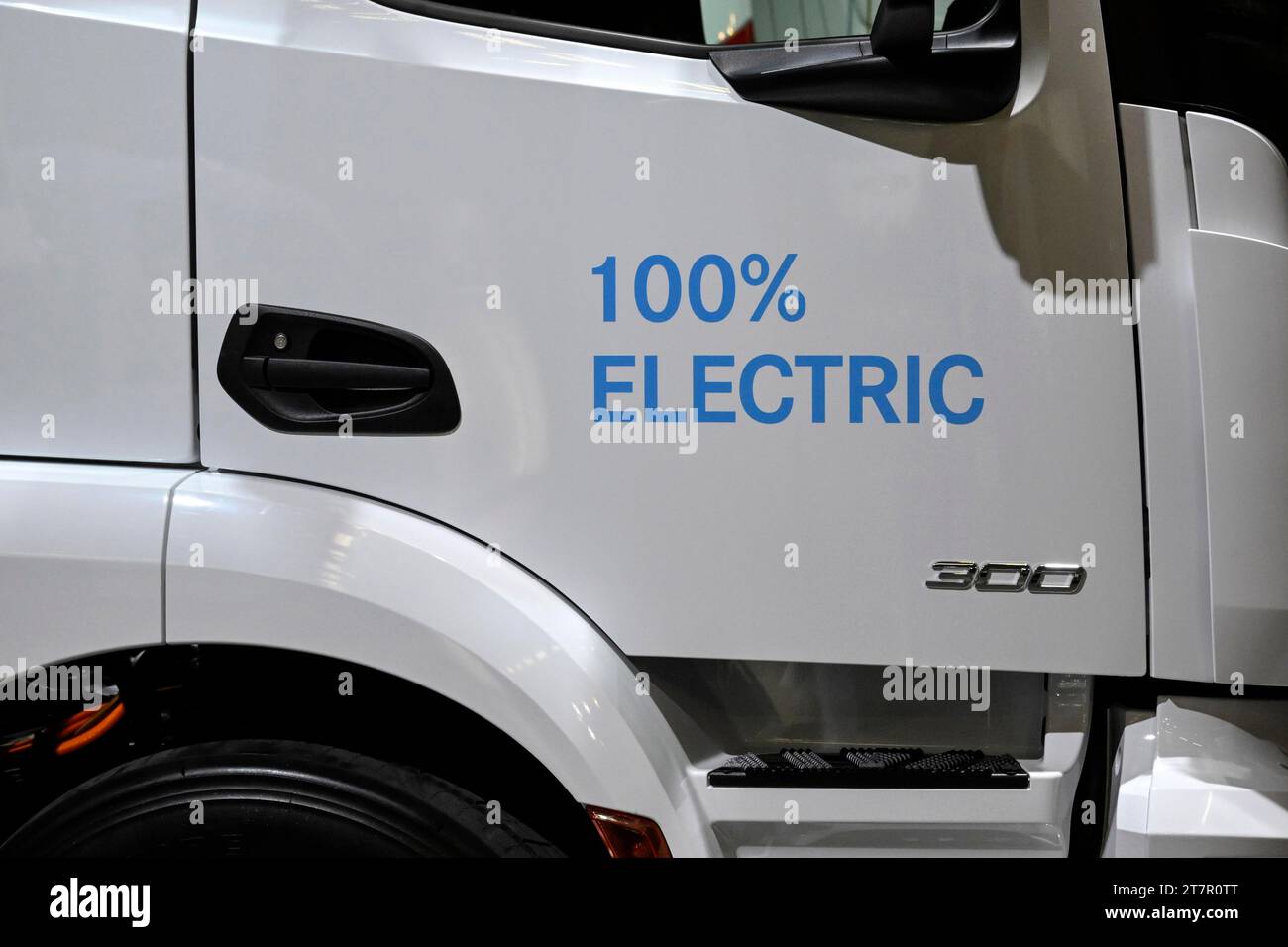 Mercedes Benz electric lorry Stock Photo - Alamy