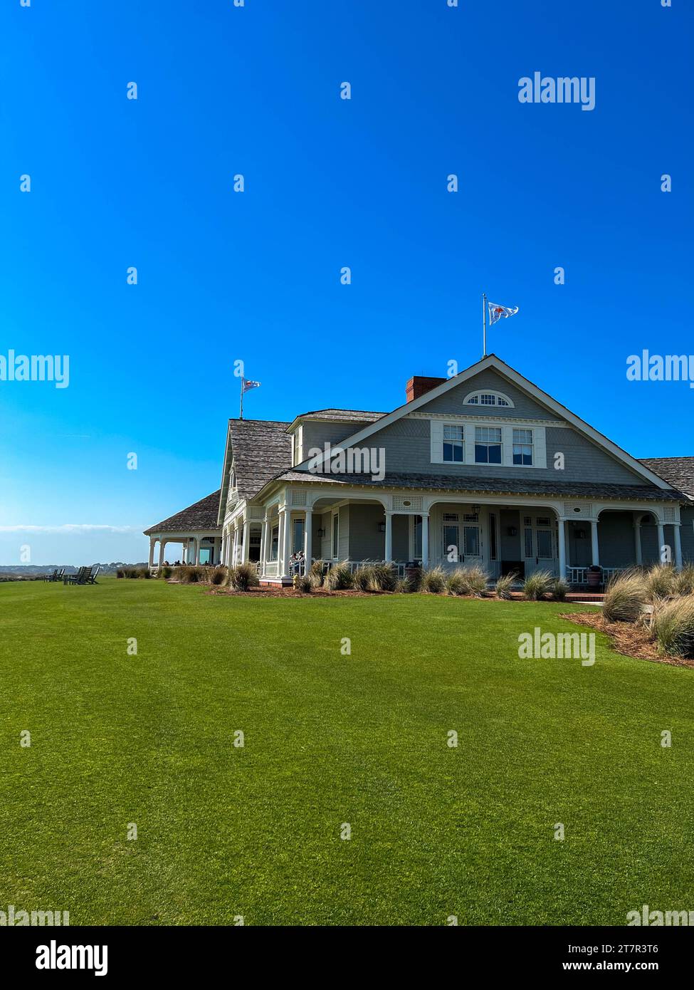 Kiawah Island, SC USA - February 26, 2023:  The Ocean Course Golf Course Club House on Kiawah Island in South Carolina. Stock Photo