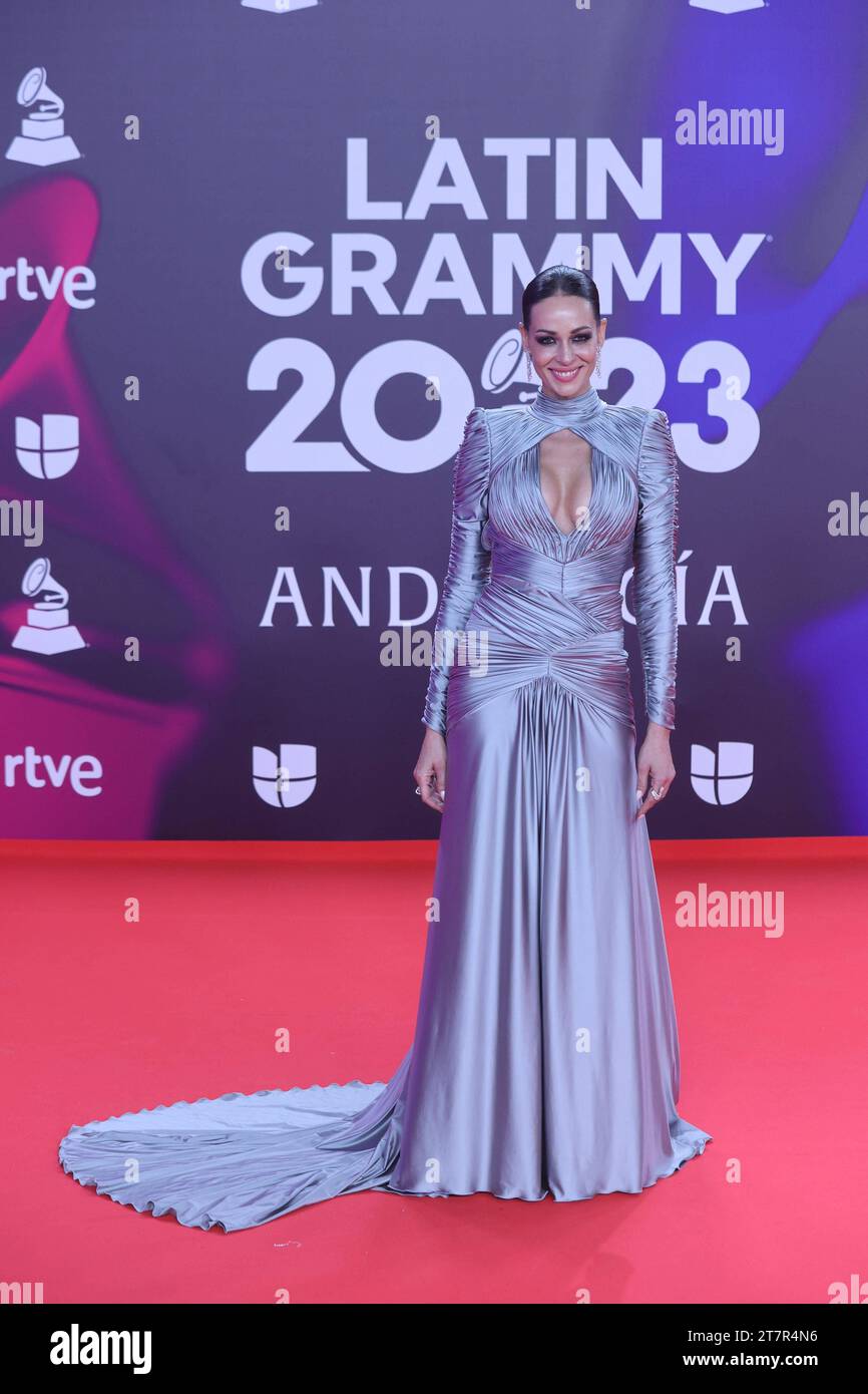 November 16, 2023 (Sevilla) Photocall model Eva Gonzalez at the 2023 Latin Grammy Credit: CORDON PRESS/Alamy Live News Stock Photo