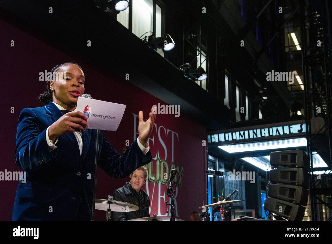 Port Chester, USA. 11th Nov, 2023. Amber Ruffin and Jonathan Groff