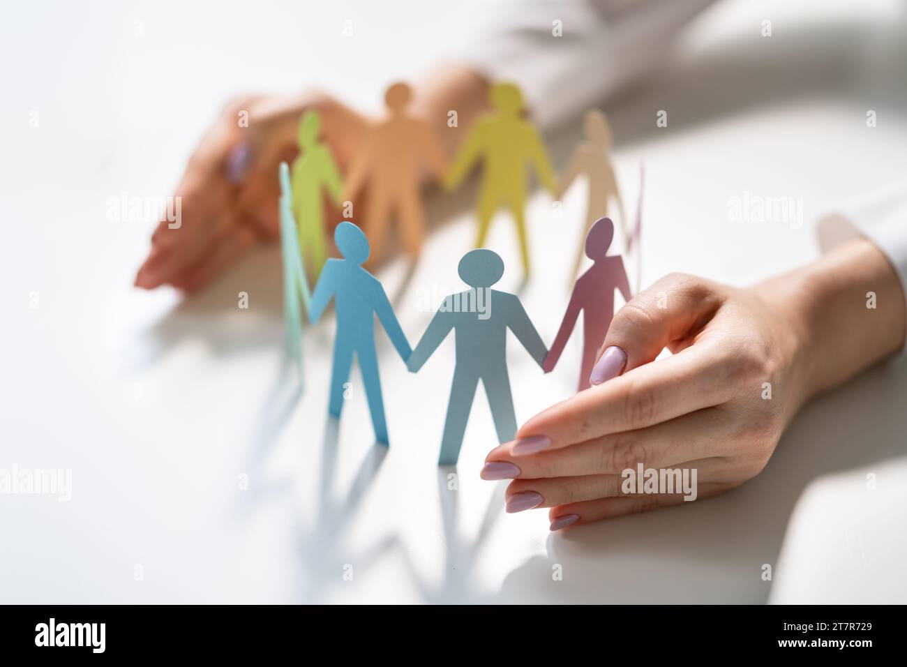 Safeguarding Workplace Diversity: Inclusion and Employee Care for Adult Professionals Stock Photo