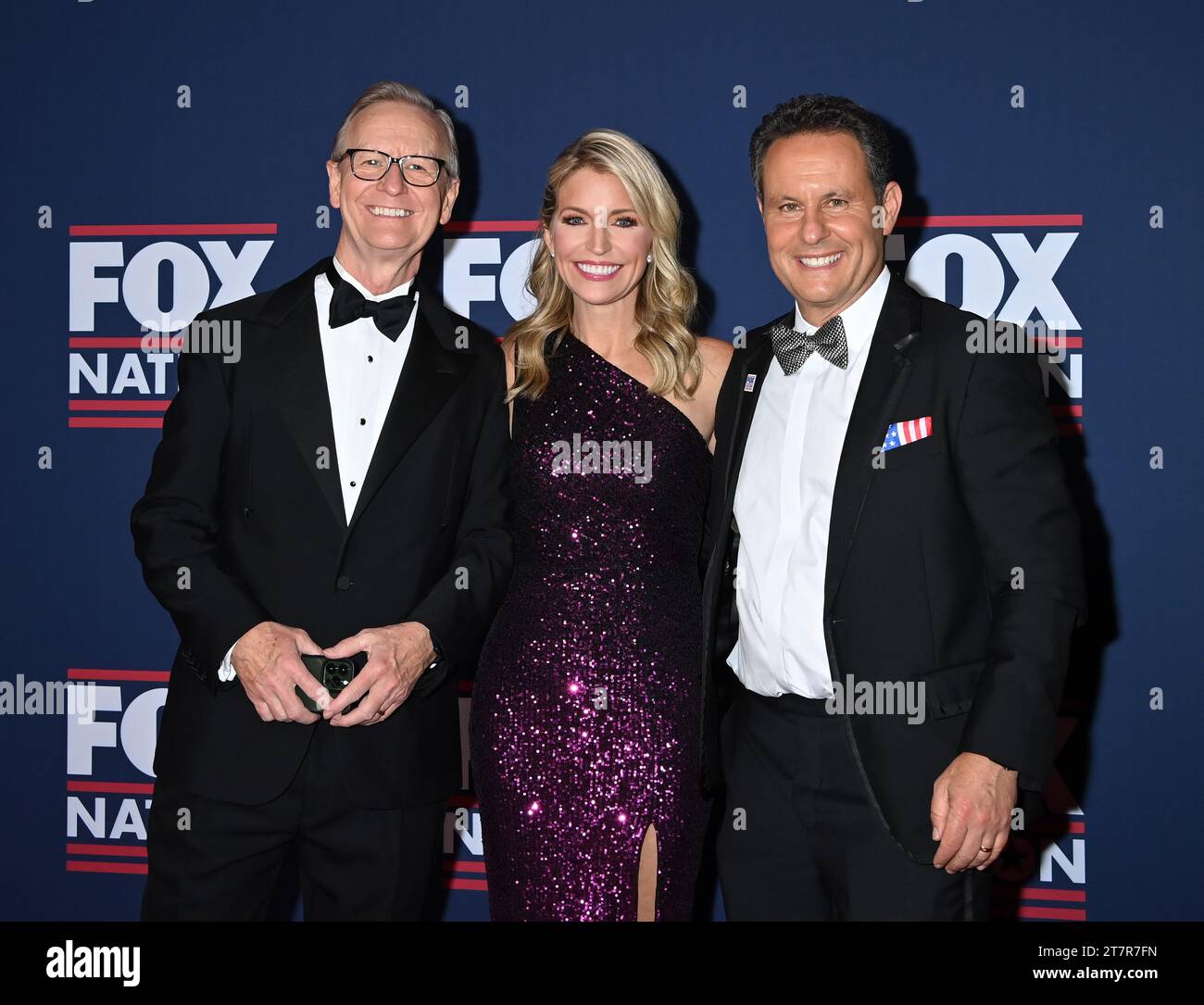 Nashville, USA. 16th Nov, 2023. Steve Doocy, Ainsley Earhardt and Brian Kilmeade arriving at the Fox Nation Patriot Awards at the Grand Ole Opry on November 16, 2023 in Nashville, TN. © Tammie Arroyo/AFF-USA.com Credit: AFF/Alamy Live News Stock Photo