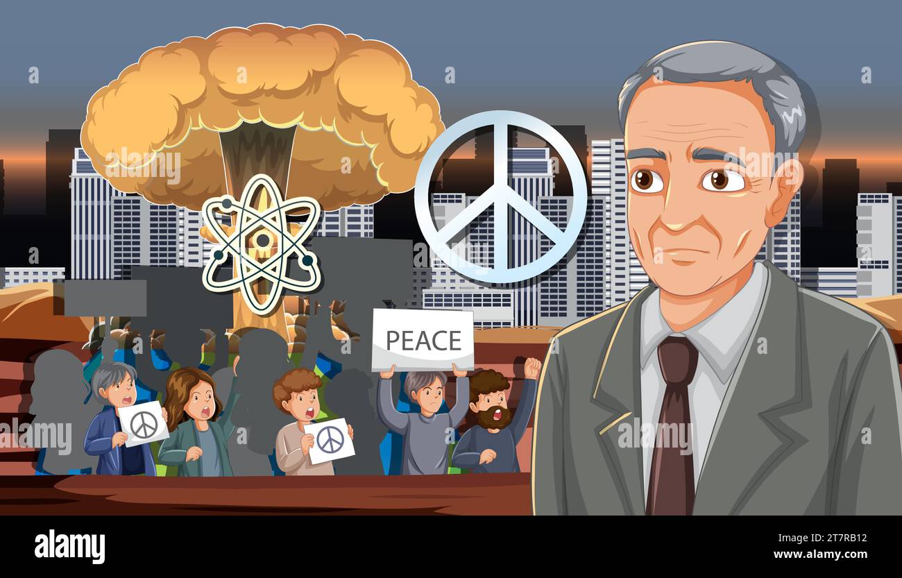 Nuclear Bomb Invented Oppenheimer bomb Stock Vector Images - Alamy