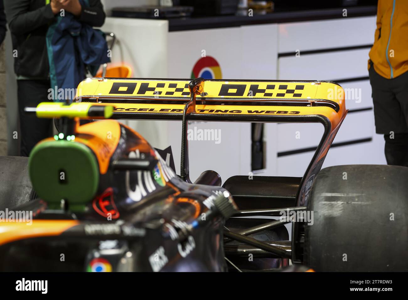 Rear wing, McLaren F1 Team MCL60 during the 2023 Formula 1 Heineken ...