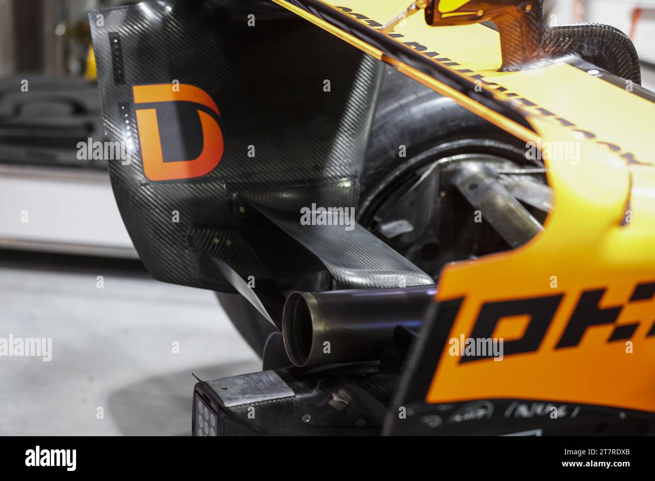 Rear wing, McLaren F1 Team MCL60 during the 2023 Formula 1 Heineken ...