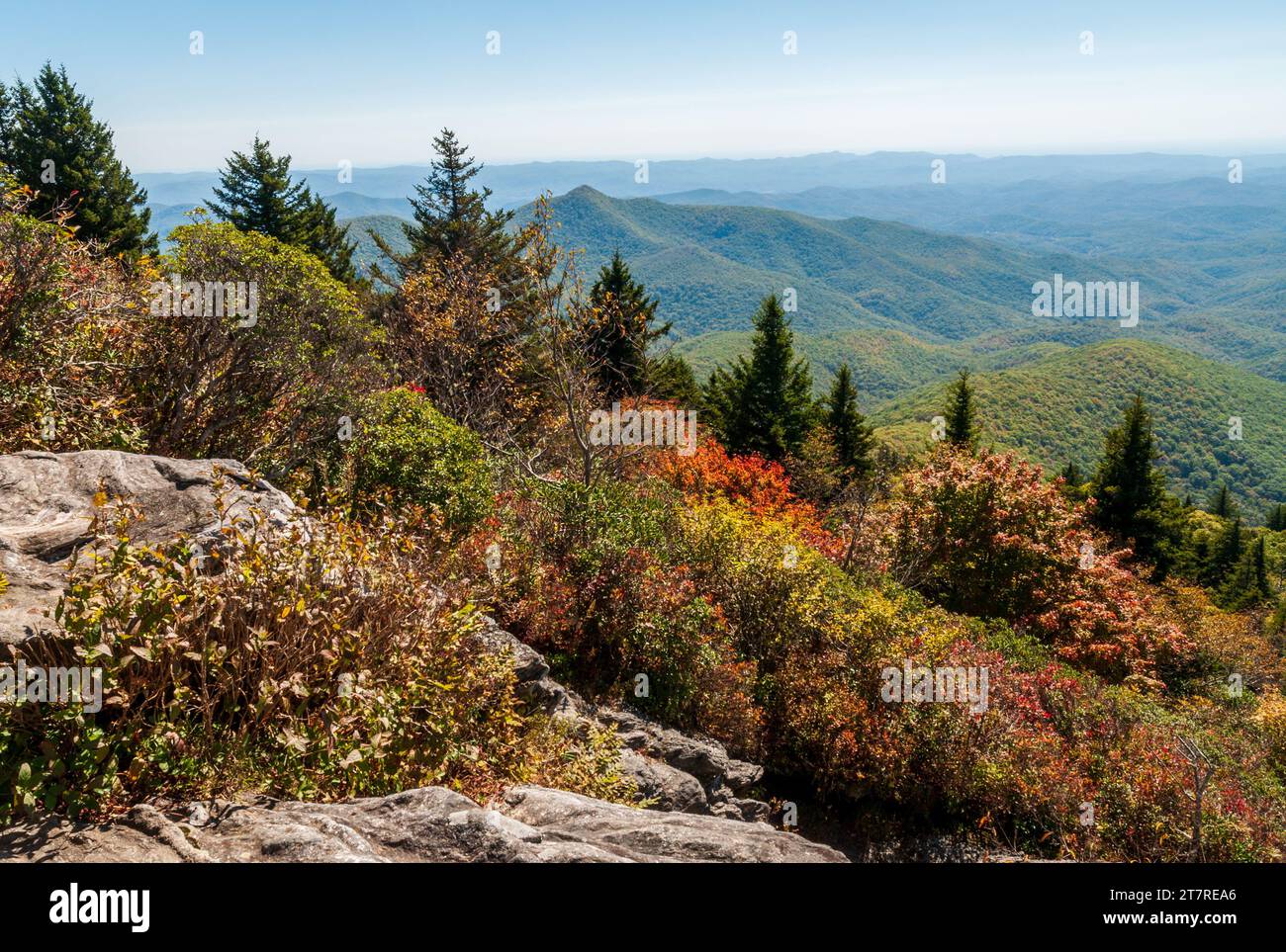Fall Foliage at the Blue Ridge Parkway Stock Photo Alamy