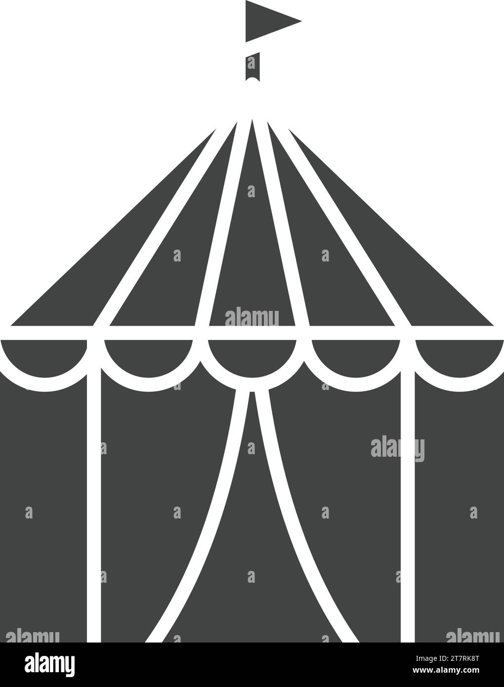 Circus Tent icon vector image Stock Vector Image & Art - Alamy